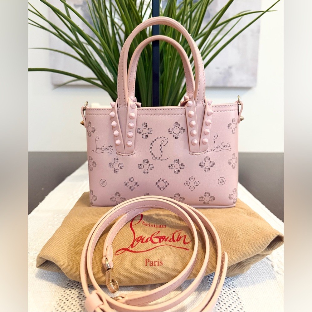 Christian Louboutin Cabata Nano Perforated Bag - Picture 2 of 6